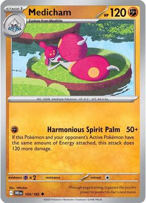 Medicham card from SV10: Destined Rivals