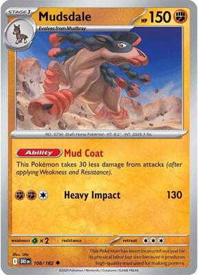 Mudsdale card from SV10: Destined Rivals