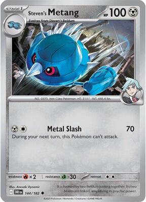 Steven's Metang card from SV10: Destined Rivals