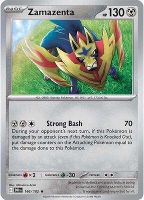 Zamazenta - 146/182 card from SV10: Destined Rivals