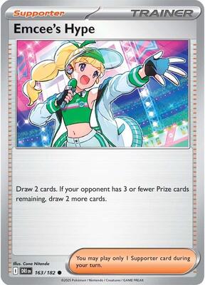 Emcee's Hype - 163/182 card from SV10: Destined Rivals