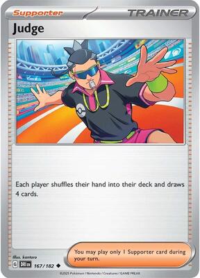 Judge - 167/182 card from SV10: Destined Rivals