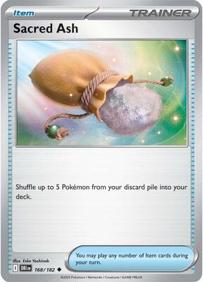 Sacred Ash card from SV10: Destined Rivals