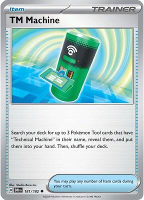 TM Machine card from SV10: Destined Rivals