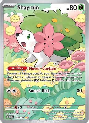 Shaymin - 185/182 card from SV10: Destined Rivals