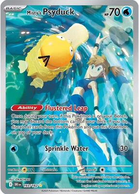 Misty's Psyduck - 193/182 card from SV10: Destined Rivals