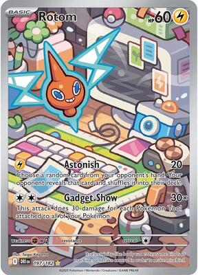 Rotom - 197/182 card from SV10: Destined Rivals