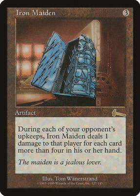 Iron Maiden card from Urza's Legacy