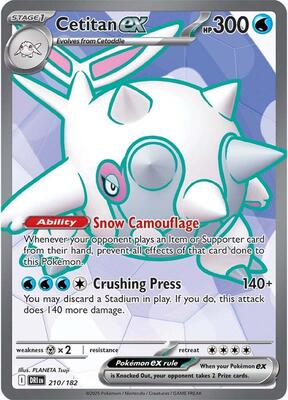 Cetitan ex - 210/182 card from SV10: Destined Rivals