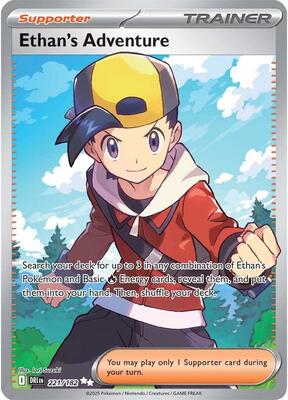 Ethan's Adventure - 221/182 card from SV10: Destined Rivals