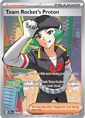 Team Rocket's Proton - 227/182 card from SV10: Destined Rivals