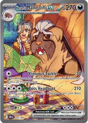 Arven's Mabosstiff ex - 235/182 card from SV10: Destined Rivals