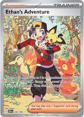 Ethan's Adventure - 236/182 card from SV10: Destined Rivals