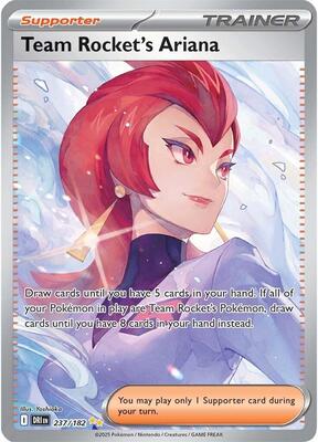 Team Rocket's Ariana - 237/182 card from SV10: Destined Rivals