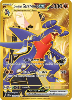 Cynthia's Garchomp ex - 241/182 card from SV10: Destined Rivals