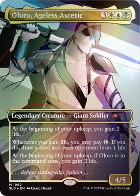 Oloro, Ageless Ascetic (Rainbow Foil) card from Secret Lair Drop Series