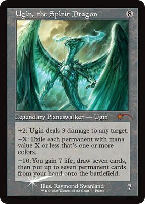 Ugin, the Spirit Dragon (Retro Frame) card from MagicFest Cards