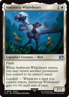 Ambrosia Whiteheart card from FINAL FANTASY