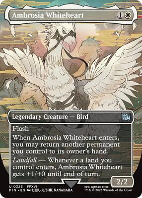 Ambrosia Whiteheart (Borderless) card from FINAL FANTASY