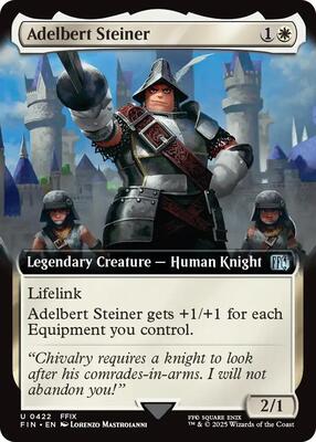 Adelbert Steiner (Extended Art) card from FINAL FANTASY