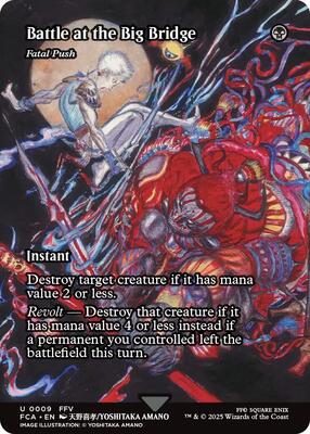 Battle at the Big Bridge - Fatal Push (Showcase) card from FINAL FANTASY: Through the Ages