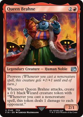 Queen Brahne card from FINAL FANTASY