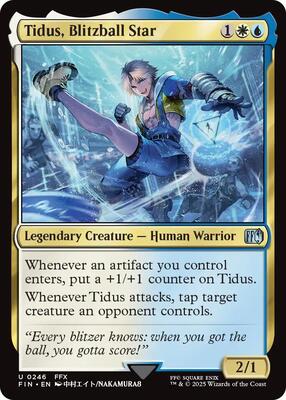 Tidus, Blitzball Star card from FINAL FANTASY