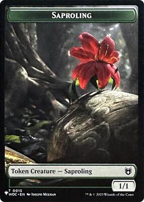 Saproling // Sliver Double-Sided Token card from The List Reprints