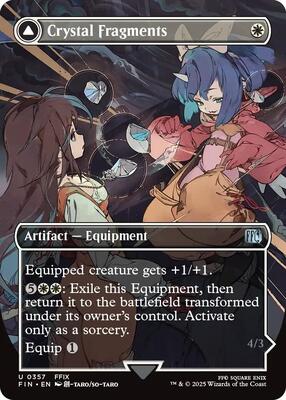 Crystal Fragments (Borderless) card from FINAL FANTASY