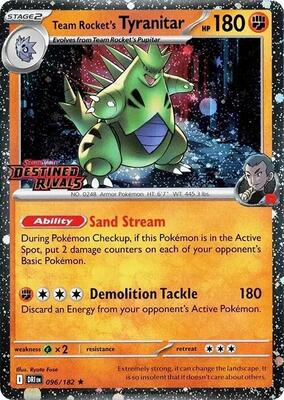 Team Rocket's Tyranitar (Prerelease) card from Miscellaneous Cards & Products