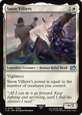 Snow Villiers card from FINAL FANTASY