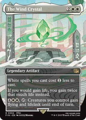 The Wind Crystal (Borderless) card from FINAL FANTASY