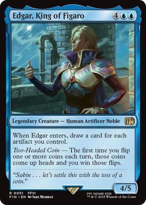 Edgar, King of Figaro card from FINAL FANTASY