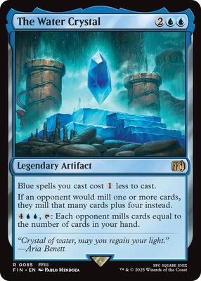 The Water Crystal card from FINAL FANTASY