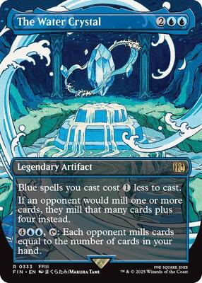 The Water Crystal (Borderless) card from FINAL FANTASY