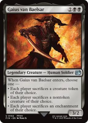 Gaius van Baelsar card from FINAL FANTASY