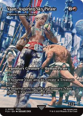 Vaan, Aspiring Sky Pirate - Captain Lannery Storm (Showcase) card from FINAL FANTASY: Through the Ages
