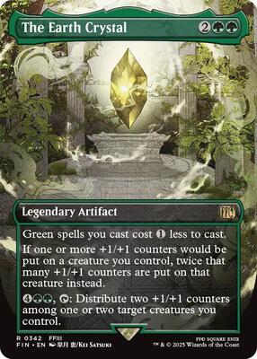 The Earth Crystal (Borderless) card from FINAL FANTASY