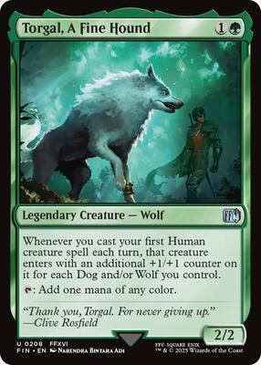 Torgal, A Fine Hound card from FINAL FANTASY