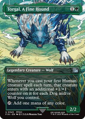 Torgal, A Fine Hound (Borderless) card from FINAL FANTASY