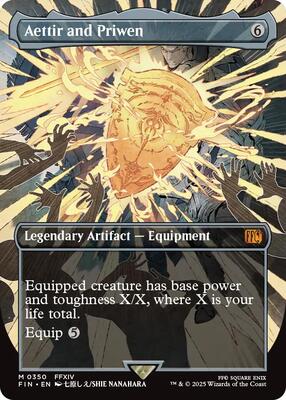 Aettir and Priwen (Borderless) card from FINAL FANTASY