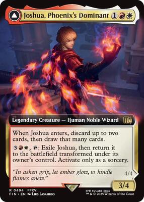 Joshua, Phoenix's Dominant (Extended Art) card from FINAL FANTASY