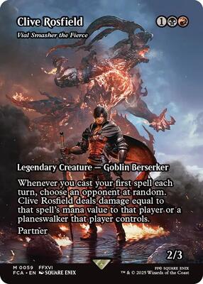 Clive Rosfield - Vial Smasher the Fierce (Showcase) card from FINAL FANTASY: Through the Ages
