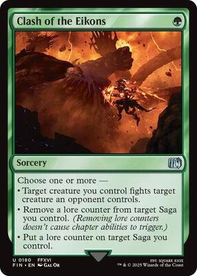 Clash of the Eikons card from FINAL FANTASY