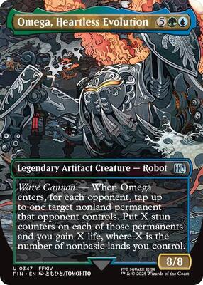 Omega, Heartless Evolution (Borderless) card from FINAL FANTASY