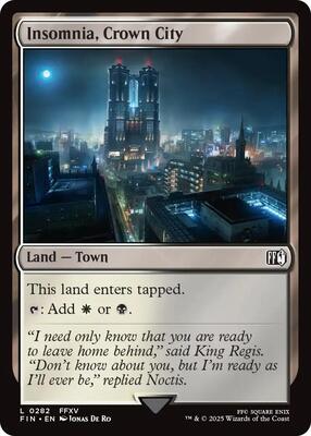 Insomnia, Crown City card from FINAL FANTASY