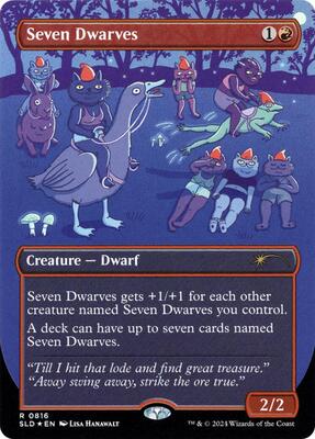 Seven Dwarves (0816) card from Secret Lair Drop Series