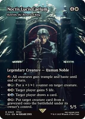 Noctis Lucis Caelum - Kenrith, the Returned King (Showcase) card from FINAL FANTASY: Through the Ages