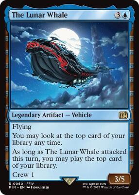 The Lunar Whale card from FINAL FANTASY