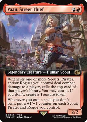 Vaan, Street Thief (Extended Art) card from FINAL FANTASY
